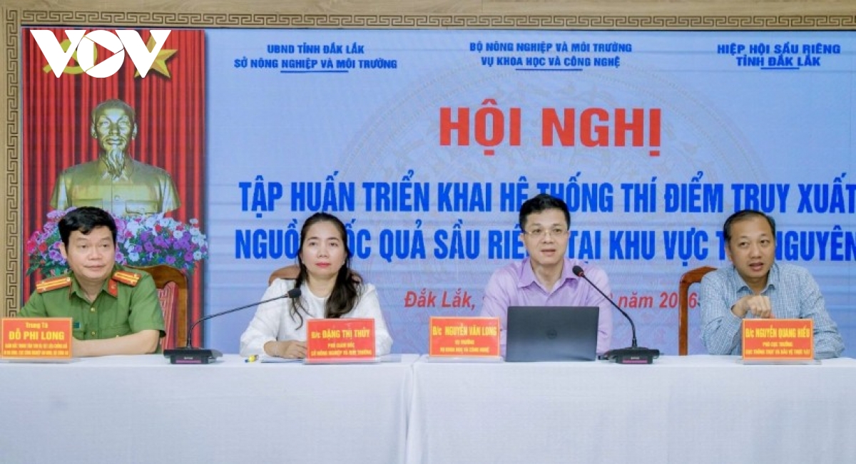 Durian traceability standardization in Central Highlands for sustainable development